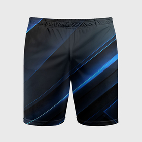Мужские шорты спортивные с принтом Темно синий абстрактный фон абстракция в Екатеринбурге,  |  | 