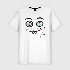 Мужская футболка хлопок Slim с принтом Funny emoji в Кировске, 92% хлопок, 8% лайкра | приталенный силуэт, круглый вырез ворота, длина до линии бедра, короткий рукав | 
