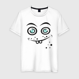 Мужская футболка хлопок с принтом Funny emoji в Санкт-Петербурге, 100% хлопок | прямой крой, круглый вырез горловины, длина до линии бедер, слегка спущенное плечо. | 