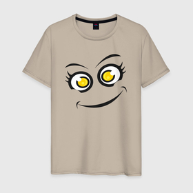 Мужская футболка хлопок с принтом Cute emoji , 100% хлопок | прямой крой, круглый вырез горловины, длина до линии бедер, слегка спущенное плечо. | 