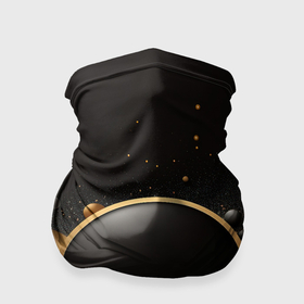 Бандана-труба 3D с принтом Black gold  luxury  abstract в Екатеринбурге, 100% полиэстер, ткань с особыми свойствами — Activecool | плотность 150‒180 г/м2; хорошо тянется, но сохраняет форму | 
