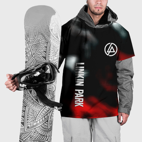 Накидка на куртку 3D с принтом Linkin park flame в Белгороде, 100% полиэстер |  | Тематика изображения на принте: 