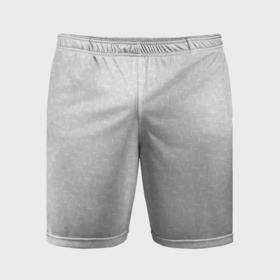 Мужские шорты спортивные с принтом Текстурный светло серый ,  |  | Тематика изображения на принте: 