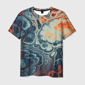 Мужская футболка 3D с принтом Абстрактный разноцветный узор в Курске, 100% полиэфир | прямой крой, круглый вырез горловины, длина до линии бедер | 