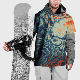 Накидка на куртку 3D с принтом Абстрактный разноцветный узор в Курске, 100% полиэстер |  | 