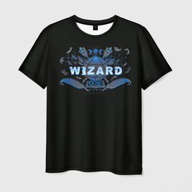 Мужская футболка 3D с принтом Wizard   DnD в Курске, 100% полиэфир | прямой крой, круглый вырез горловины, длина до линии бедер | 