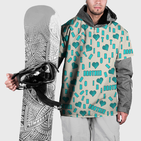 Накидка на куртку 3D с принтом Я люблю брата, буквы паттерн , 100% полиэстер |  | Тематика изображения на принте: 