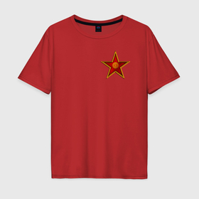 Мужская футболка хлопок Oversize с принтом Command  Conquer: Generals China APA в Кировске, 100% хлопок | свободный крой, круглый ворот, “спинка” длиннее передней части | Тематика изображения на принте: 