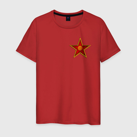 Мужская футболка хлопок с принтом Command  Conquer: Generals China APA в Кировске, 100% хлопок | прямой крой, круглый вырез горловины, длина до линии бедер, слегка спущенное плечо. | 