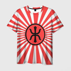 Мужская футболка 3D с принтом Red Alert: Империя Восходящего Солнца , 100% полиэфир | прямой крой, круглый вырез горловины, длина до линии бедер | 