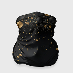 Бандана-труба 3D с принтом Золотая пыль в Белгороде, 100% полиэстер, ткань с особыми свойствами — Activecool | плотность 150‒180 г/м2; хорошо тянется, но сохраняет форму | 