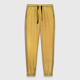 Мужские брюки 3D с принтом Золотая поверхность текстура в Петрозаводске, 100% полиэстер | манжеты по низу, эластичный пояс регулируется шнурком, по бокам два кармана без застежек, внутренняя часть кармана из мелкой сетки | 