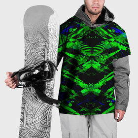Накидка на куртку 3D с принтом Токсичный узор в Санкт-Петербурге, 100% полиэстер |  | 