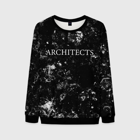 Мужской свитшот 3D с принтом Architects black ice в Санкт-Петербурге, 100% полиэстер с мягким внутренним слоем | круглый вырез горловины, мягкая резинка на манжетах и поясе, свободная посадка по фигуре | 