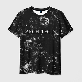 Мужская футболка 3D с принтом Architects black ice в Екатеринбурге, 100% полиэфир | прямой крой, круглый вырез горловины, длина до линии бедер | Тематика изображения на принте: 