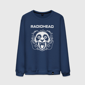 Мужской свитшот хлопок с принтом Radiohead rock panda в Белгороде, 100% хлопок |  | 