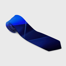 Галстук 3D с принтом Черно синий абстрактный  фон в Екатеринбурге, 100% полиэстер | Длина 148 см; Плотность 150-180 г/м2 | 