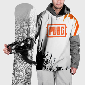 Накидка на куртку 3D с принтом PUBG краски гранж в Белгороде, 100% полиэстер |  | 