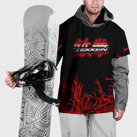 Накидка на куртку 3D с принтом Tekken файтинг текстура сакура в Петрозаводске, 100% полиэстер |  | Тематика изображения на принте: 