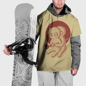 Накидка на куртку 3D с принтом Вечная любовь   куклы вуду , 100% полиэстер |  | Тематика изображения на принте: 