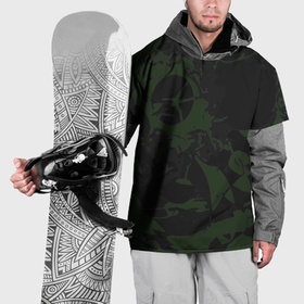 Накидка на куртку 3D с принтом Дизайнерский камуфляж в Тюмени, 100% полиэстер |  | 