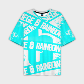 Мужская футболка oversize 3D с принтом Tom Clancys rainbow six в Санкт-Петербурге,  |  | Тематика изображения на принте: 