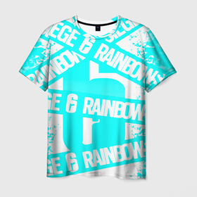 Мужская футболка 3D с принтом Tom Clancys rainbow six , 100% полиэфир | прямой крой, круглый вырез горловины, длина до линии бедер | 