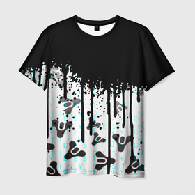 Мужская футболка 3D с принтом Destiny pattern game abstraction , 100% полиэфир | прямой крой, круглый вырез горловины, длина до линии бедер | 