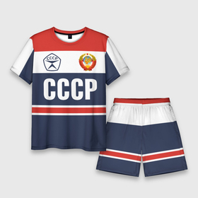Мужской костюм с шортами 3D с принтом СССР   Союз Советских Социалистических Республик ,  |  | 