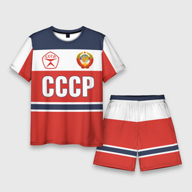 Мужской костюм с шортами 3D с принтом Союз Советских Социалистических Республик   СССР в Кировске,  |  | 