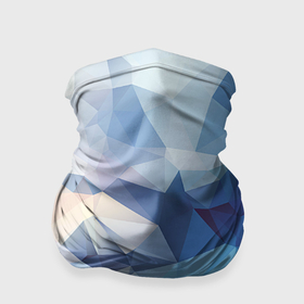 Бандана-труба 3D с принтом Абстрактная текстура многоугольника в Курске, 100% полиэстер, ткань с особыми свойствами — Activecool | плотность 150‒180 г/м2; хорошо тянется, но сохраняет форму | 