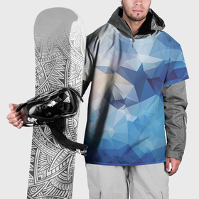 Накидка на куртку 3D с принтом Абстрактная текстура многоугольника в Тюмени, 100% полиэстер |  | Тематика изображения на принте: 