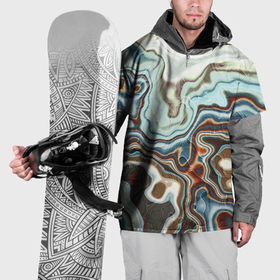 Накидка на куртку 3D с принтом Мраморная текстура , 100% полиэстер |  | Тематика изображения на принте: 
