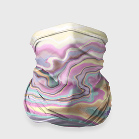Бандана-труба 3D с принтом Мрамор узор разноцветный , 100% полиэстер, ткань с особыми свойствами — Activecool | плотность 150‒180 г/м2; хорошо тянется, но сохраняет форму | 