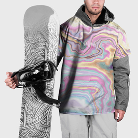 Накидка на куртку 3D с принтом Мрамор узор разноцветный , 100% полиэстер |  | Тематика изображения на принте: 