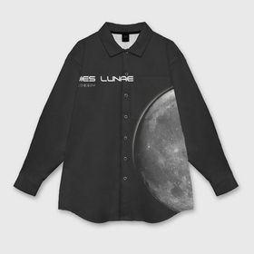 Мужская рубашка oversize 3D с принтом Луна  dies lunes в Кировске,  |  | 