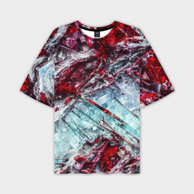 Мужская футболка oversize 3D с принтом Лёд и кровь ,  |  | Тематика изображения на принте: 