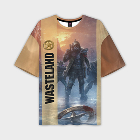 Мужская футболка oversize 3D с принтом Wasteland в Петрозаводске,  |  | Тематика изображения на принте: 