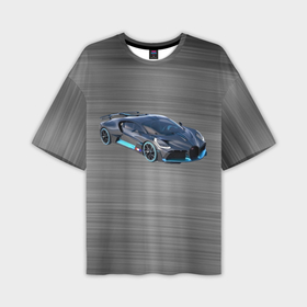 Мужская футболка oversize 3D с принтом Bugatti Divo   Бугатти в Санкт-Петербурге,  |  | 