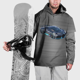 Накидка на куртку 3D с принтом Bugatti Divo   Бугатти в Санкт-Петербурге, 100% полиэстер |  | 