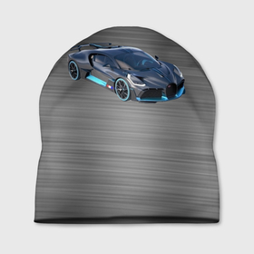 Шапка 3D с принтом Bugatti Divo   Бугатти в Санкт-Петербурге, 100% полиэстер | универсальный размер, печать по всей поверхности изделия | 