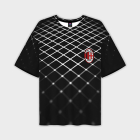 Мужская футболка oversize 3D с принтом Милан футбольный клуб в Тюмени,  |  | Тематика изображения на принте: 