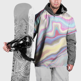Накидка на куртку 3D с принтом Мрамор узор разноцветный в Екатеринбурге, 100% полиэстер |  | 