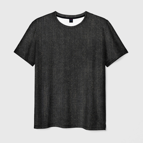 Мужская футболка 3D с принтом Черная Джинса в Тюмени, 100% полиэфир | прямой крой, круглый вырез горловины, длина до линии бедер | Тематика изображения на принте: 
