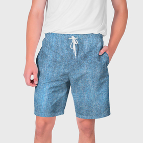 Мужские шорты 3D с принтом Потёртые Джинсы в Кировске,  полиэстер 100% | прямой крой, два кармана без застежек по бокам. Мягкая трикотажная резинка на поясе, внутри которой широкие завязки. Длина чуть выше колен | 