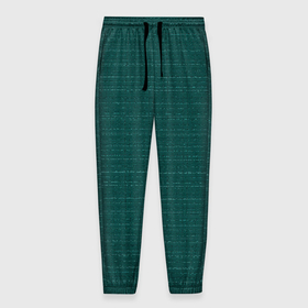 Мужские брюки 3D с принтом Однотонный зелёный текстура в Тюмени, 100% полиэстер | манжеты по низу, эластичный пояс регулируется шнурком, по бокам два кармана без застежек, внутренняя часть кармана из мелкой сетки | Тематика изображения на принте: 