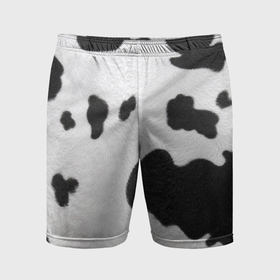 Мужские шорты спортивные с принтом Узор коровьей шкуры в Тюмени,  |  | 