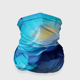 Бандана-труба 3D с принтом Волшебные цветы блестящие в Петрозаводске, 100% полиэстер, ткань с особыми свойствами — Activecool | плотность 150‒180 г/м2; хорошо тянется, но сохраняет форму | 