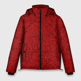 Мужская зимняя куртка 3D с принтом Тёмный красный мелкая мозаика в Тюмени, верх — 100% полиэстер; подкладка — 100% полиэстер; утеплитель — 100% полиэстер | длина ниже бедра, свободный силуэт Оверсайз. Есть воротник-стойка, отстегивающийся капюшон и ветрозащитная планка. 

Боковые карманы с листочкой на кнопках и внутренний карман на молнии. | 