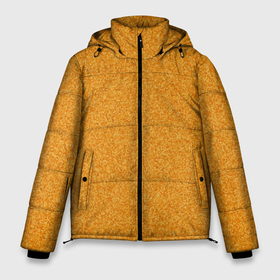 Мужская зимняя куртка 3D с принтом Золотистый однотонный мелкая мозаика в Белгороде, верх — 100% полиэстер; подкладка — 100% полиэстер; утеплитель — 100% полиэстер | длина ниже бедра, свободный силуэт Оверсайз. Есть воротник-стойка, отстегивающийся капюшон и ветрозащитная планка. 

Боковые карманы с листочкой на кнопках и внутренний карман на молнии. | 